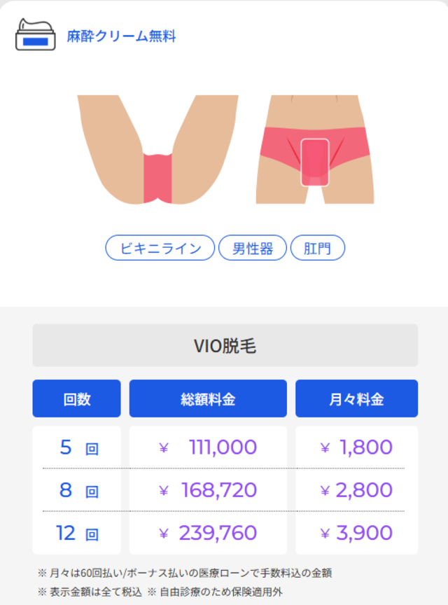 レジーナオム_VIO