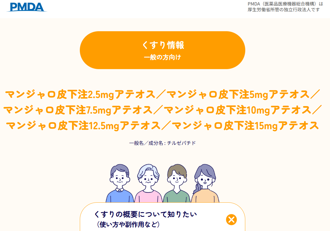 マンジャロ,口コミ_PMDA｜薬の情報マンジャロ
