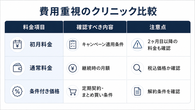 aga 横浜でクリニックを探すときの比較ポイント