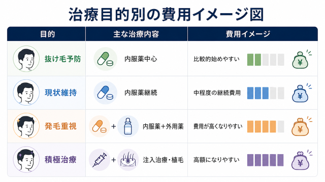 aga 横浜でクリニックを探す前に知っておきたい費用イメージ