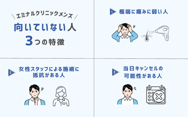 エミナルクリニック　向いていない人