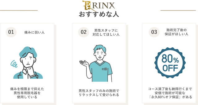 RINX　おすすめな人