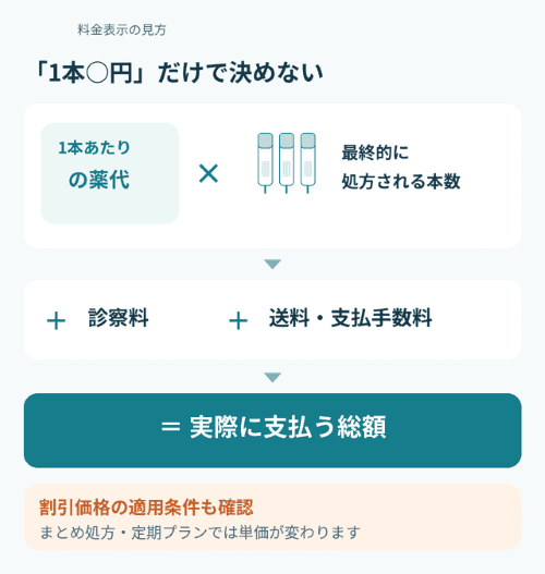 オゼンピック 薬代以外の費用 図解